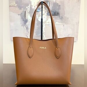 Furla Camel Brown Tote
